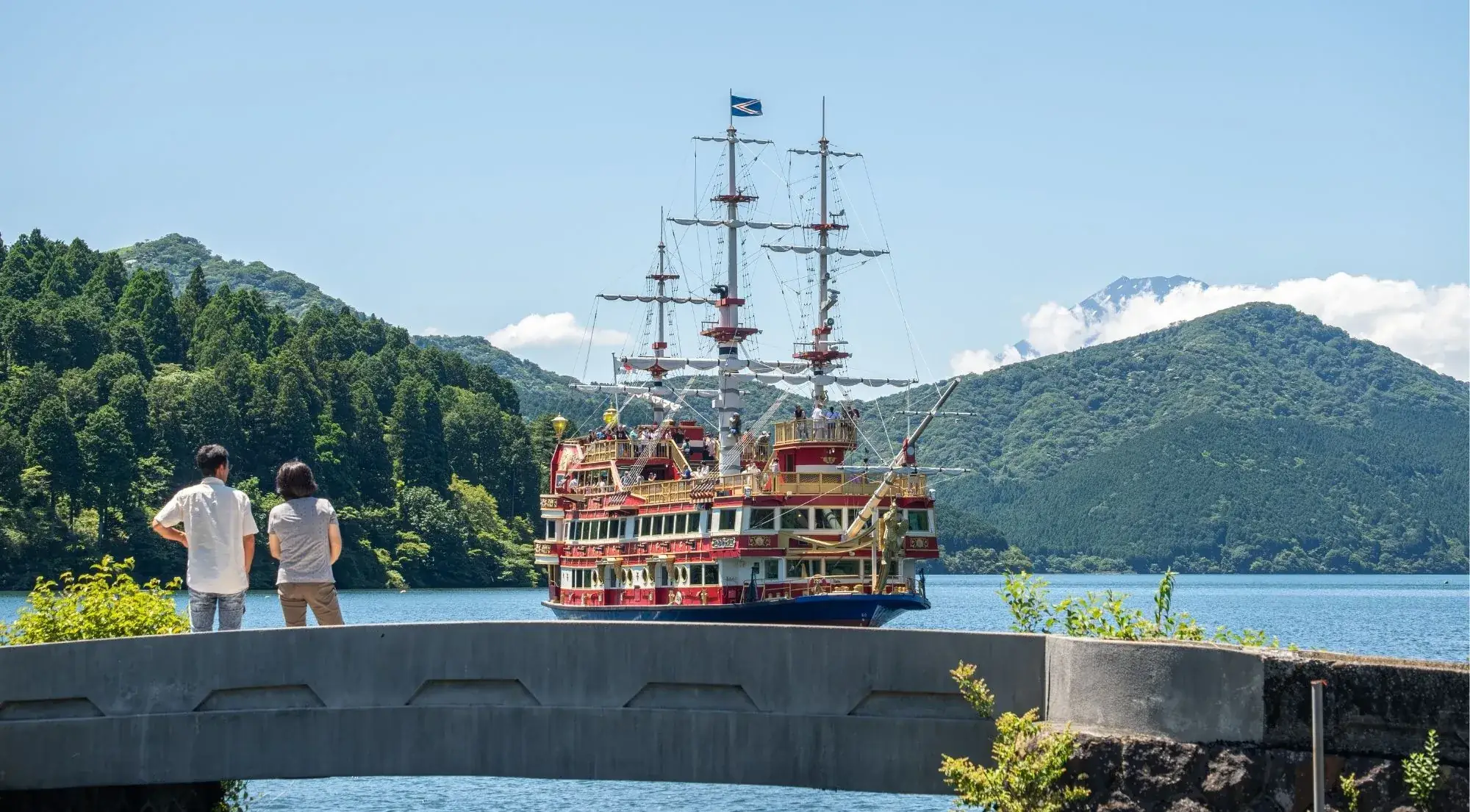 The Hakone sightseeing loop, from mountain to lake